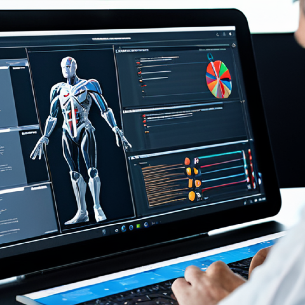 A professional game narrative designer, focused intently on a digital tablet displaying intricate story flowcharts and character development notes. The subject is wearing professional yet comfortable attire, fully clothed. They are seated at a modern, clean desk in a well-lit creative studio, with a large monitor in the background showing abstract game world concepts. The atmosphere is one of deep concentration and innovation. Perfect anatomy, correct proportions, natural pose, well-formed hands, proper finger count, natural body proportions. High-quality professional photography, cinematic lighting, vibrant colors. safe for work, appropriate content, modest, family-friendly.