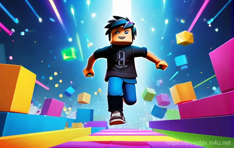 로블록스 아이템 획득 방법 - **Prompt:** A diverse group of four Roblox avatars, all fully clothed in unique and creative User-Ge...