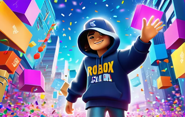로블록스 프로모션 코드 사용법 - **Prompt 1: The Joy of Unlocking Freebies**
    A highly detailed, vibrant digital illustration of a...